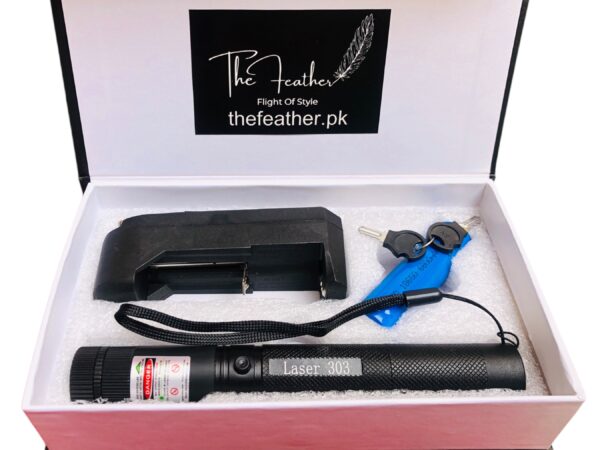 Green Laser Pointer Keys Lock Multifunction Laser - Image 2