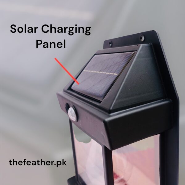 Solar Interaction Wall Lamp Water Proof BK-888 Motion Sensor Security Light, Featuring 3 Lighting levels BY THE FEATHER - Image 3