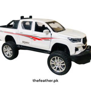 Metal Pickups die cast car with pullback 4×4 By The Feather