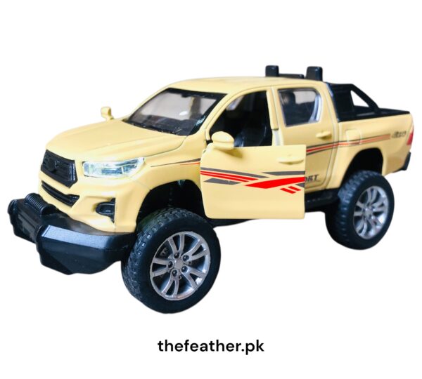 Metal Pickups die cast car with pullback 4×4 By The Feather - Image 3