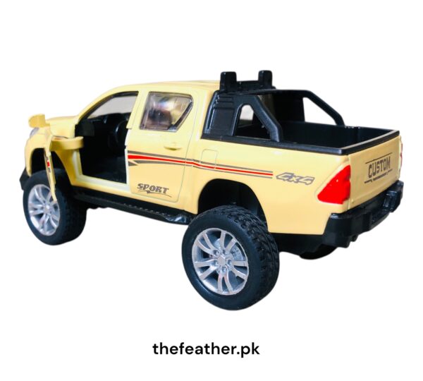 Metal Pickups die cast car with pullback 4×4 By The Feather - Image 2