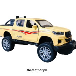 Metal Pickups die cast car with pullback 4×4 By The Feather
