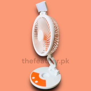 Portable Folding Fan Distribute cool wind evenly around by The Feather