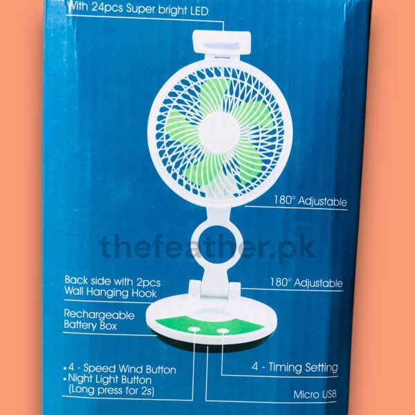 Portable Folding Fan Distribute cool wind evenly around by The Feather - Image 6