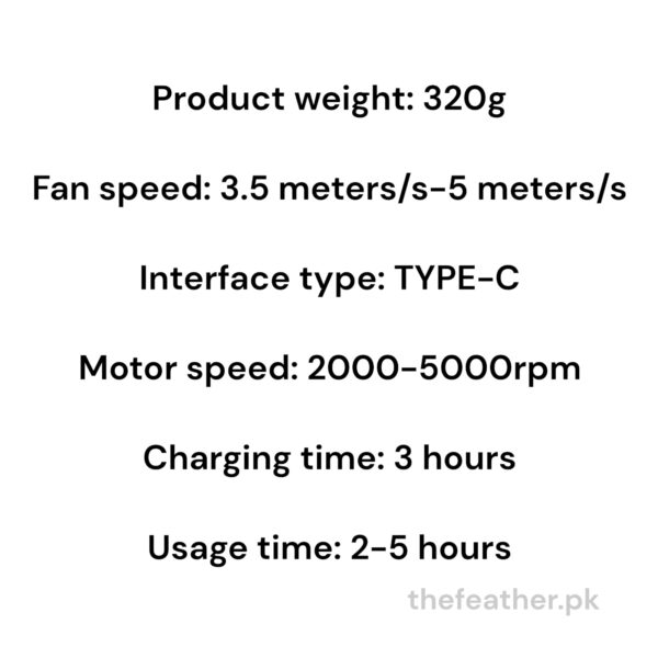 Spray Cooling Fan New Technology by The Feather - Image 6