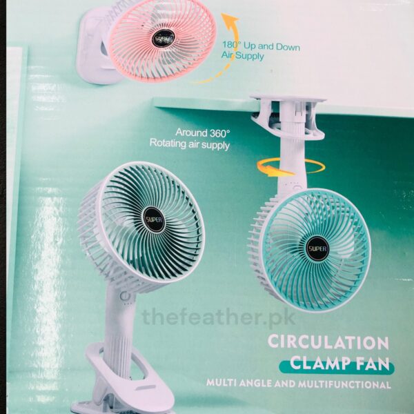 CIRCULATION CLAMP FAN MULTIANGLE MULTIFUNCTIONAL by The Feather - Image 5