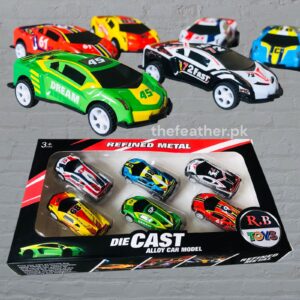 Refined Metal Die-Cast Alloy 6 Car Models by The Feather