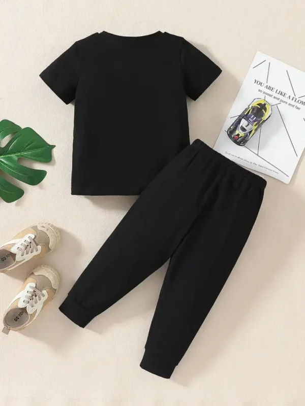 Stylish Printed Cotton Tracksuit for Kids – 2 Pcs Set (Shirt & Trouser) by The Feather - Image 3