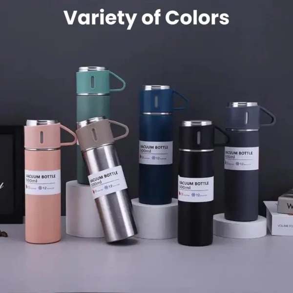 Insulated Vacuum Water Bottle - 1 Pc Keeps Water Cold, Perfect For Gym by The Feather - Image 5
