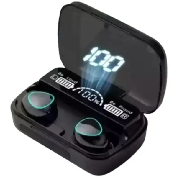 Bluetooth 5.3 Earbuds - Black - 1 Pcs - Long-Lasting Battery With Fast Charge THE FEATHER - Image 6