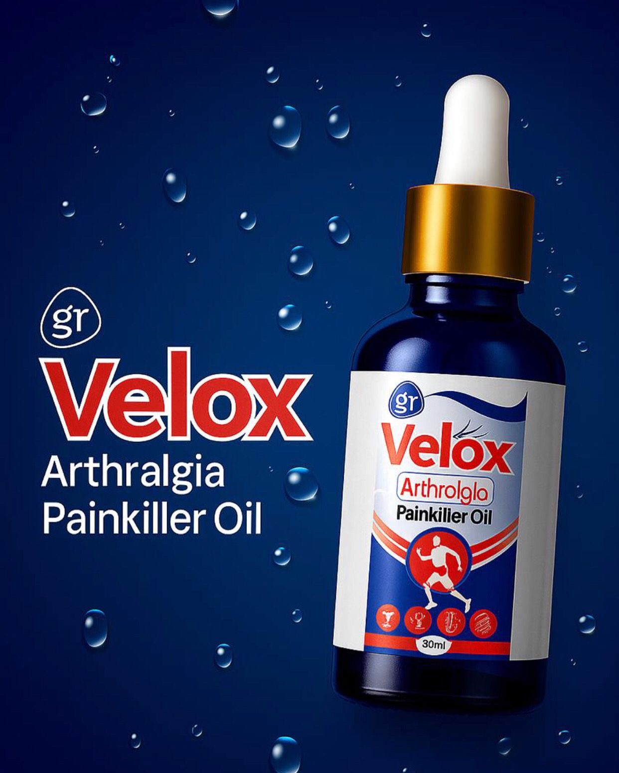 VELOX Painkiller Oil Arthralgia 30ml by The Feather - Image 2
