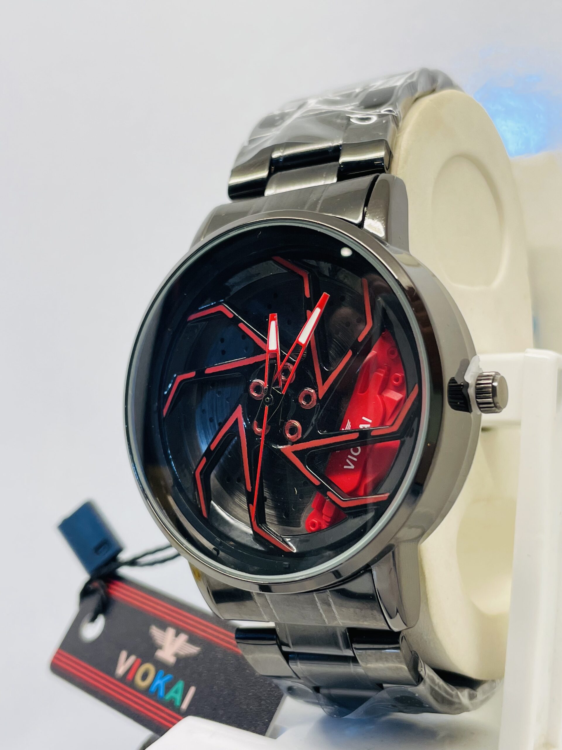 Imported Ferrarii Wheel Wrist Watch - Premium Quality 3 Colours Available by The Feather